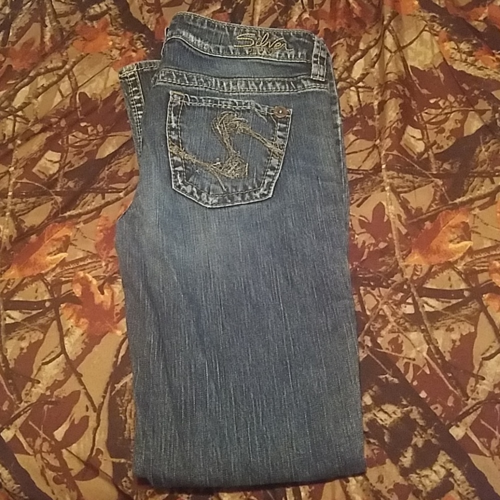 Silver jeans